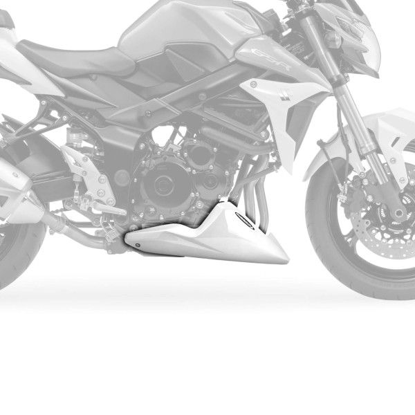 Pyramid Plastics Pyramid belly pan | gloss white | suzuki gsr 750 2011>2016